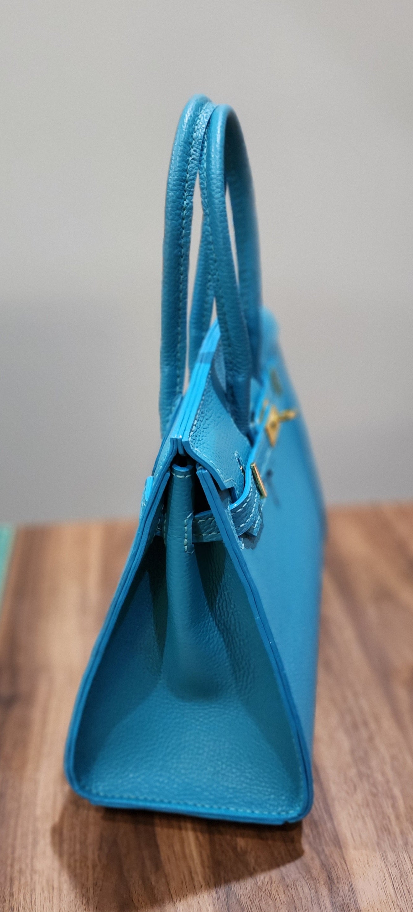The Turquoise Heritage Satchel – 100% Hand-Saddle Stitched Italian Leather